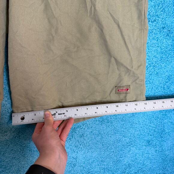 Dickies Utility Work Shorts Mens 40 Tan Vintage Fit 38x12 Made in Honduras - Picture 8 of 14